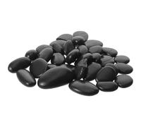 HOLIDYOYO Pierres de Cuisson Naturelles Galets 2-3 Cm 1 Set pour Cuisine Barbecue et Foyer Extérieur, Pierre Chauffante Naturelle Résistante pour Steak et Soupes