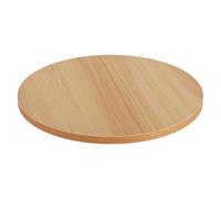 HOLIDYOYO Plateau de Table Rond Plateau de Table Basse de Rechange 29,5cm Bois Beige Surface Lisse Facile à Nettoyer Bords Arrondis Sûrs et Bureau Salon et Terrasse Extérieure