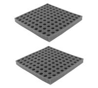 HOLIDYOYO Plateau Germoir en Éponge Hydroponique 2 Feuilles, Matériau Facile à Nettoyer pour Semis de Graines et Culture de Légumes en Base de Plantation