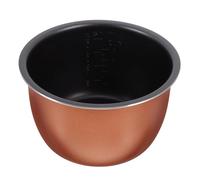 HOLIDYOYO Pot Intérieur Doublure Épaisse en Alliage D'aluminium 4l Antiadhésif Accessoire de Rechange pour Autocuiseur Riz pour Cuiseur Électrique Usage Quotidien