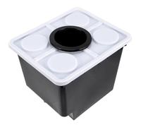 HOLIDYOYO Seau Stable Hydroponique Noir en Plastique Hors-Sol pour Culture | Plantes Vertes et Fleurs, Assemblage Facile, Balcon Jardin ou Hôtel, Conteneur de Culture