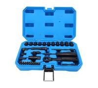 Holigie Jeu de douilles à cliquet à entraînement 1/4 ", 11 pièces, acier CRV réversible 72T
