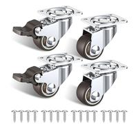 HOLKIE Roulettes pour Meubles 25 mm丨Charge Lourde 40 kg丨Set de 4