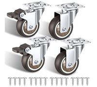 HOLKIE Roulettes pour Meubles 50 mm丨Charge Lourde 120 kg丨Set de 4