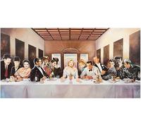Hollywood Legends Wall Art Last Supper Poster And Prints Marilyns Monroes Canvas Painting Wall Picture Artwork For Living Room Decoration Unframed,60×120cm