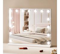Hollywood miroir de maquillage miroir cosmétique support mural USB 580x458mm blanc