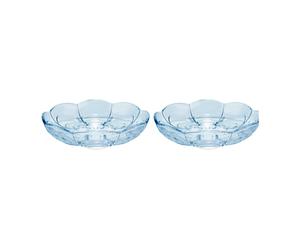 Holmegaard Assiettes à dessert Lily Ø16 cm. lot de 2 Blue iris