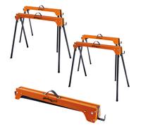 Holmwerk® Lot de 4 Bâches Chevalets de Sciage Pliants - Charge 1000 kg