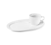 Holst Porzellan KT 004 Lot de 2 assiettes de service/petit-déjeuner en porcelaine Anna 0,22 l