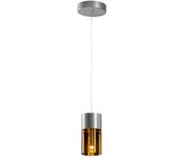 Holtkötter Aura A Verre Pendelleuchte, aluminium mat, verre ambre
