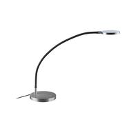 Holtkötter Flex T 9921-1 Tischleuchte, aluminium mat, tube flexible noir