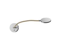 Holtkötter Flex W 9922-1 Wandleuchte, aluminium mat /tube flexible sable