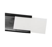 magnetoplan Étiquette papier largeur 27 mm avec film transparent - 17730
