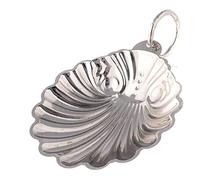 Holyart Huiles saintes et sets baptême: Coquillage baptême laiton argenté 9 cm