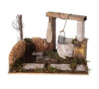 Holyart Maisons, milieux, ateliers, puits: Puits avec Sceau crèche 15x20x15 cm santons 8-10 cm