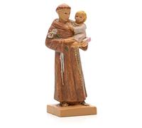 Holyart Statues en résine et PVC: Saint Antoine et l'enfant Jésus Statue 7cm Fontanini