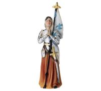 Holyart Statues en résine et PVC: Statuette Jeanne d'arc en résine 10 cm Peinte à la Main