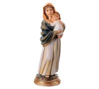Holyart Statues en résine et PVC: Statuette Vierge à l'enfant 10 cm résine