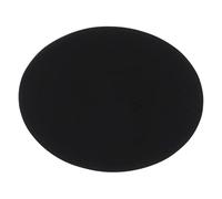 Holyart Support Bougies: Assiette Porte-Bougie Ovale Aluminium Noir 10x8 cm