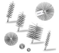 HOLZBRINK 100 mm Hérisson de ramonage M12, balai de nettoyage du poêle et de la cheminée, taille de brosse, 3 pcs