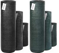 HOLZBRINK Filet d’Ombrage Potager 55%, Brise-Vent pour Serres 60g/m², Noir, Hauteur : 100cm, Longueur : 50ml, HZB-02B-100-50