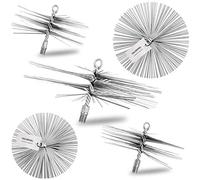 HOLZBRINK Hérisson de ramonage pour cheminée et poêle 275mm, brosse de nettoyage en acier à ressort M12, 1 pc
