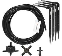 HOLZBRINK Kit n°3 pour l’arrosage du jardin avec raccord en croix et goutteur, débit 4l/h, 1 lot, HTB-03-S-1