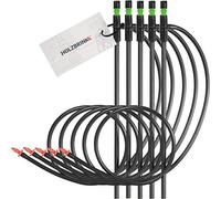HOLZBRINK Micro-asperseur à Jet sur Pique 2 x 20°, débit 40 l/h, Pique de 20 cm + connecteur PLUN + Tuyau PVC + Adaptateur, 5 Lots