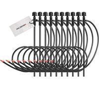 HOLZBRINK Micro-asperseur Tornado sur Pique, débit 25l/h, Pique de 20 cm + connecteur PLUN + Tuyau PVC + Adaptateur, 10 Lots