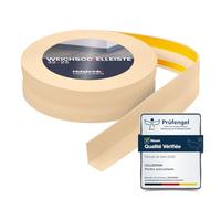 HOLZBRINK Plinthe souple autoadhésive 32x23mm, 15 m | Plinthe PVC pour finition plan de travail, meubles cuisine | Lame PVC adhesive | Couleur : pin