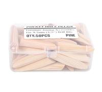Holzloch Plug 50pcs Kit de Forage Outils pour les Amateurs de Travail du Bois