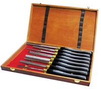 HOLZMANN 8 Couteaux Pro de Tournage Acier Rapide Jeu de Burins Jeu de Gouges Tournage Tour