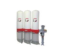 Holzmann - Aspirateur à copeaux de bois 3 x 160 litres 400 V - 3700 W ABS4560