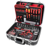 Holzmann Coffre a outils roulant avec un jeu d’outils de 167 pieces WZK167PRO