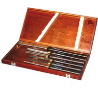 Holzmann Coffret de 6 gouges de tournage HSS H6TLG