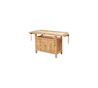 Holzmann - Etabli bois 1380 x 620 mm 1 porte + 3 tiroirs - WB138C - Holzmann