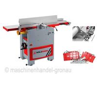 HOLZMANN HOB 305 PRO Raboteuse-dégauchisseuse 4 Lames 400V 30 cm