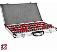 Holzmann Jeu de défonceuses 50 pces dans un coffret aluminium