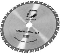 Holzmann Lame de scie circulaire TCT MKS180SB 180 x 1,9/1,6 x 20 mm Z36