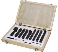 Holzmann Outils de tournage 9TLG10 – Jeu de burins 9 pièces