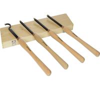Jeu de burins H4TLGXL - pointes carbure remplaçables - longueur 602 mm