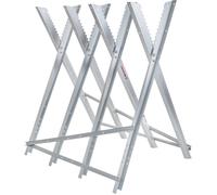 Holzmann Chevalet à buches SBO4X – Acier galvanisé pliable, Capacité 150 kg