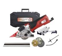 Holzmann Maschinen TAS89M_230V Mini scie circulaire portative Profondeur de coupe max. (90°) 28,5 mm avec accessoires
