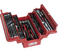 Holzmann Maschinen WZK86CrV Boîte à outils garnie rouge