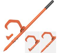 Holzroller 2 en 1, crocher à bois, réglable, 107-124 cm