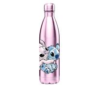 Hômadict BOUTEILLE ISOTHERME DISNEY - Gourde Inox Réutilisable Stitch & Angel - Maintien chaud et froid 12h - Pour sport, voyage, quotidien, 500ml - BPA Free - Licence Officielle