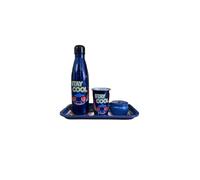 Homadict - Coffret Cadeau Stitch Stay Cool - Bouteille Isotherme, Plateau Métal, Petite Boîte et Gobelet - Licence Officielle Disney