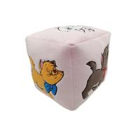 HÔMADICT - Coussin Aristochats - Marie Cube 6 Face - Accessoire Décoratif - Doux et Moelleux - Dimensions 25 X 25 cm - sous Licence Officiel Disney