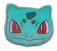 Homadict - Coussin Pokémon - Bulbizarre - Accessoire Décoratif - Doux et Moelleux - 40 X 35 cm - Licence Officielle