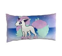 HÔMADICT - Coussin Pokémon - Ponyta - Accessoire Décoratif - Doux et Moelleux - 60 X 30 cm - Licence Officiel